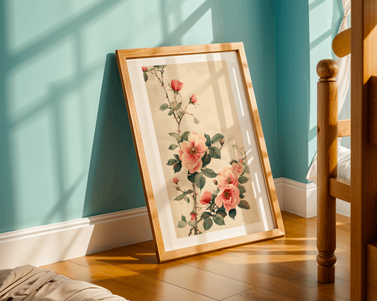 Flowers Vintage Poster – Wall Art