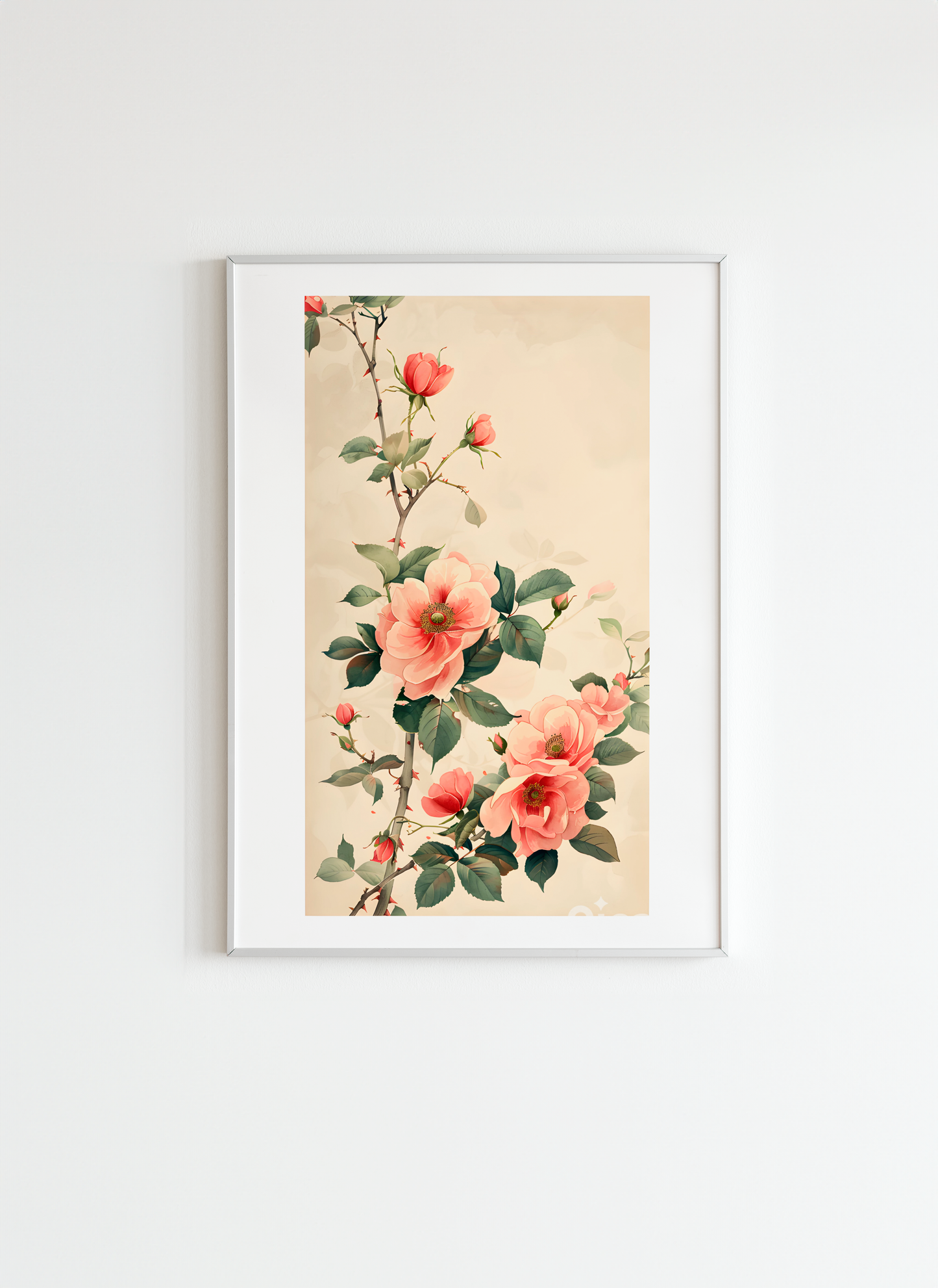 Flowers Vintage Poster – Wall Art