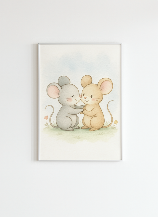 Wall Art for Children – Cute Animals Poster Decor For Kids