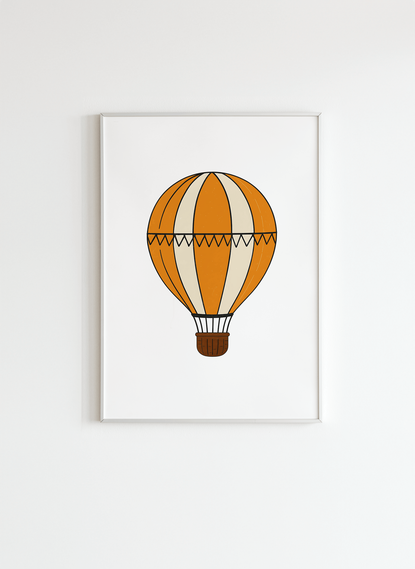 Hot Air Balloon Kids Poster – Adventure Wall Art