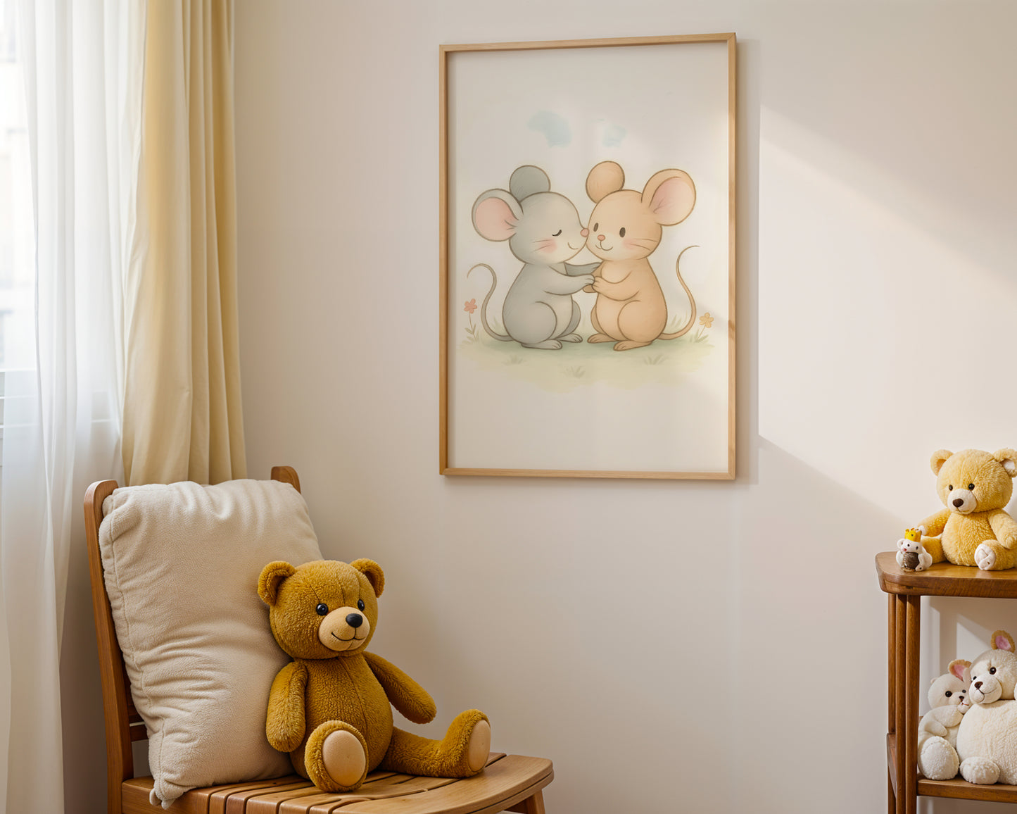 Wall Art for Children – Cute Animals Poster Decor For Kids
