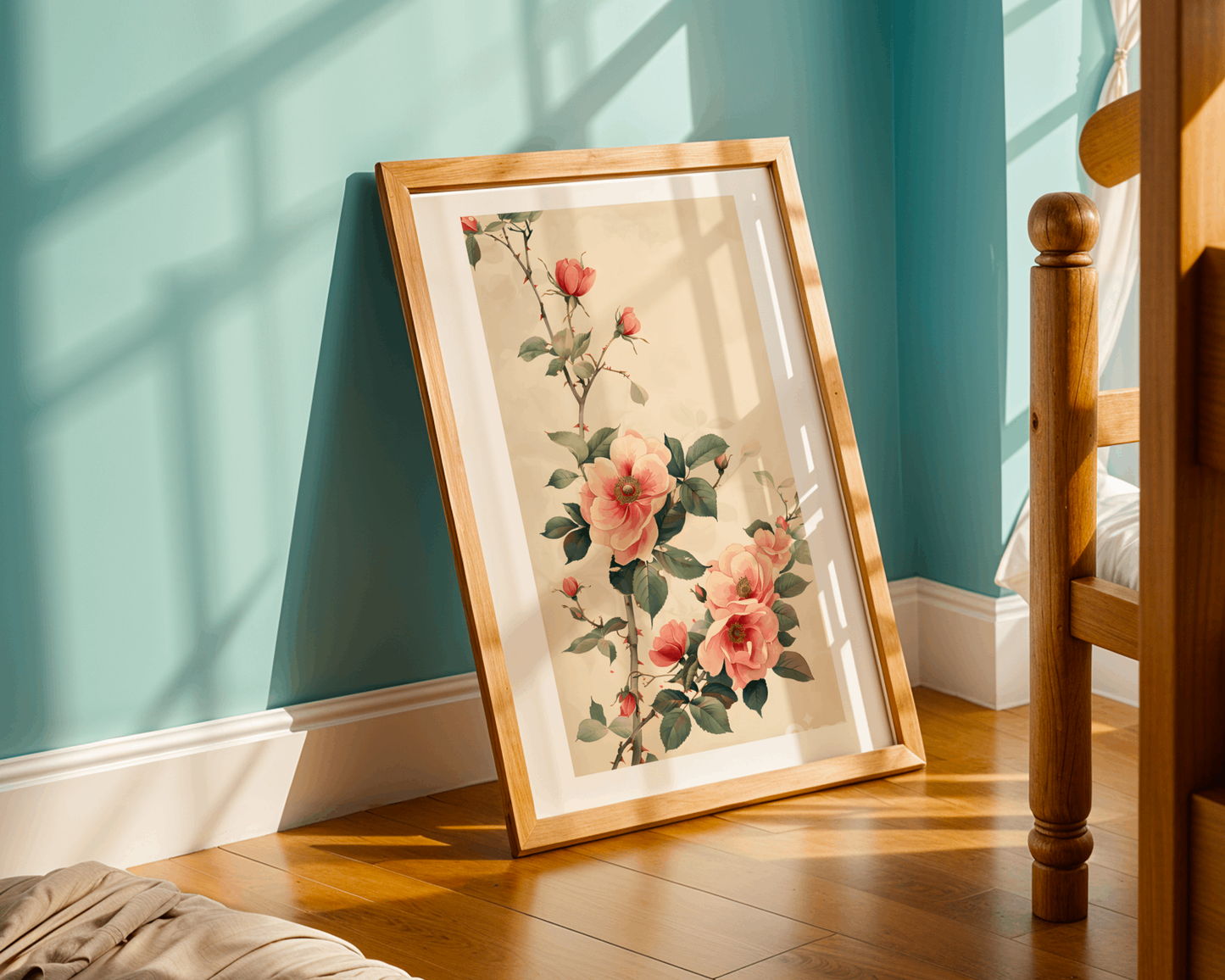 Flowers Vintage Poster – Wall Art